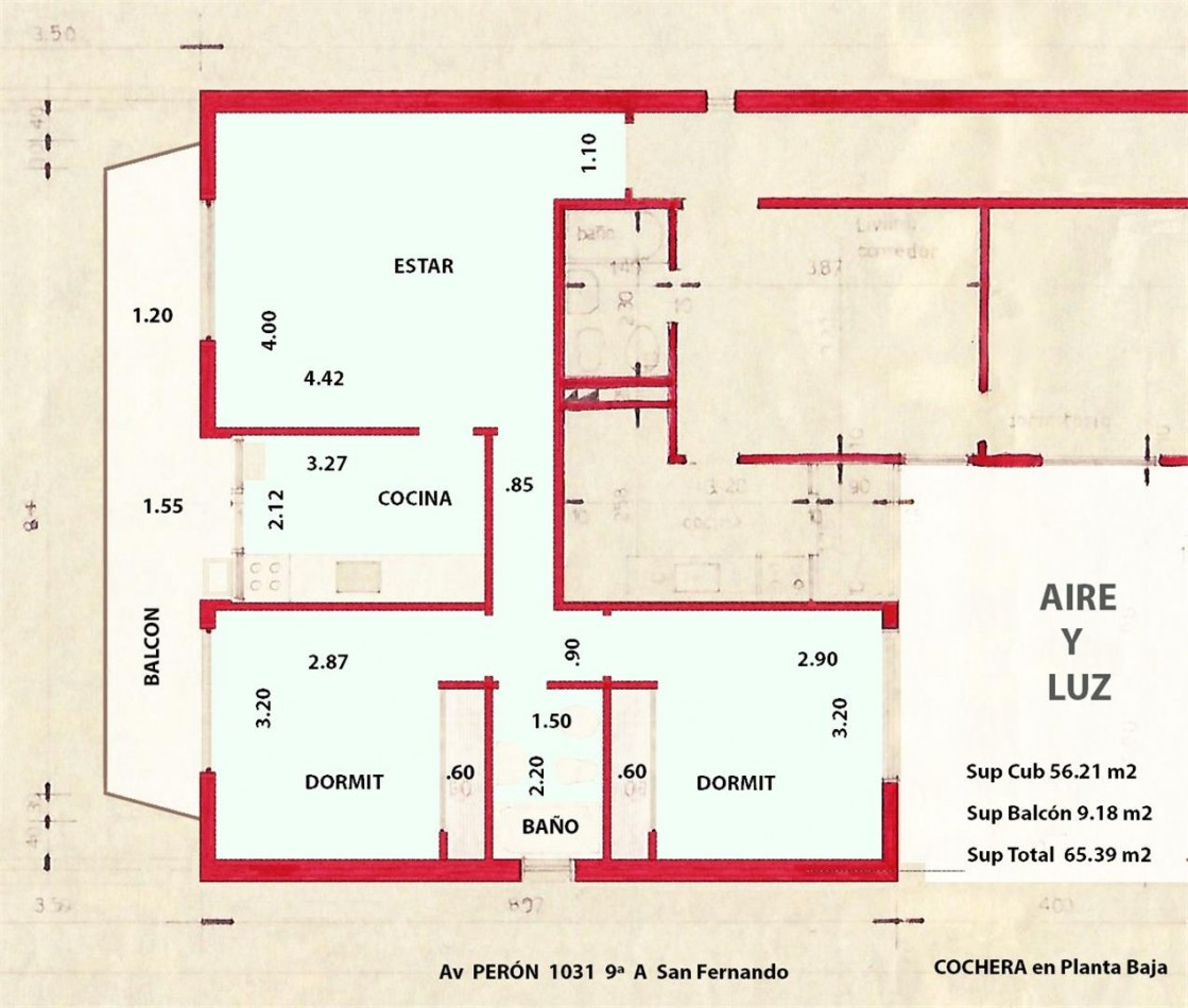  EXCELENTE DEPTO 3 AMBIENTES CON INMEJORABLE VISTA Y UBICACION.