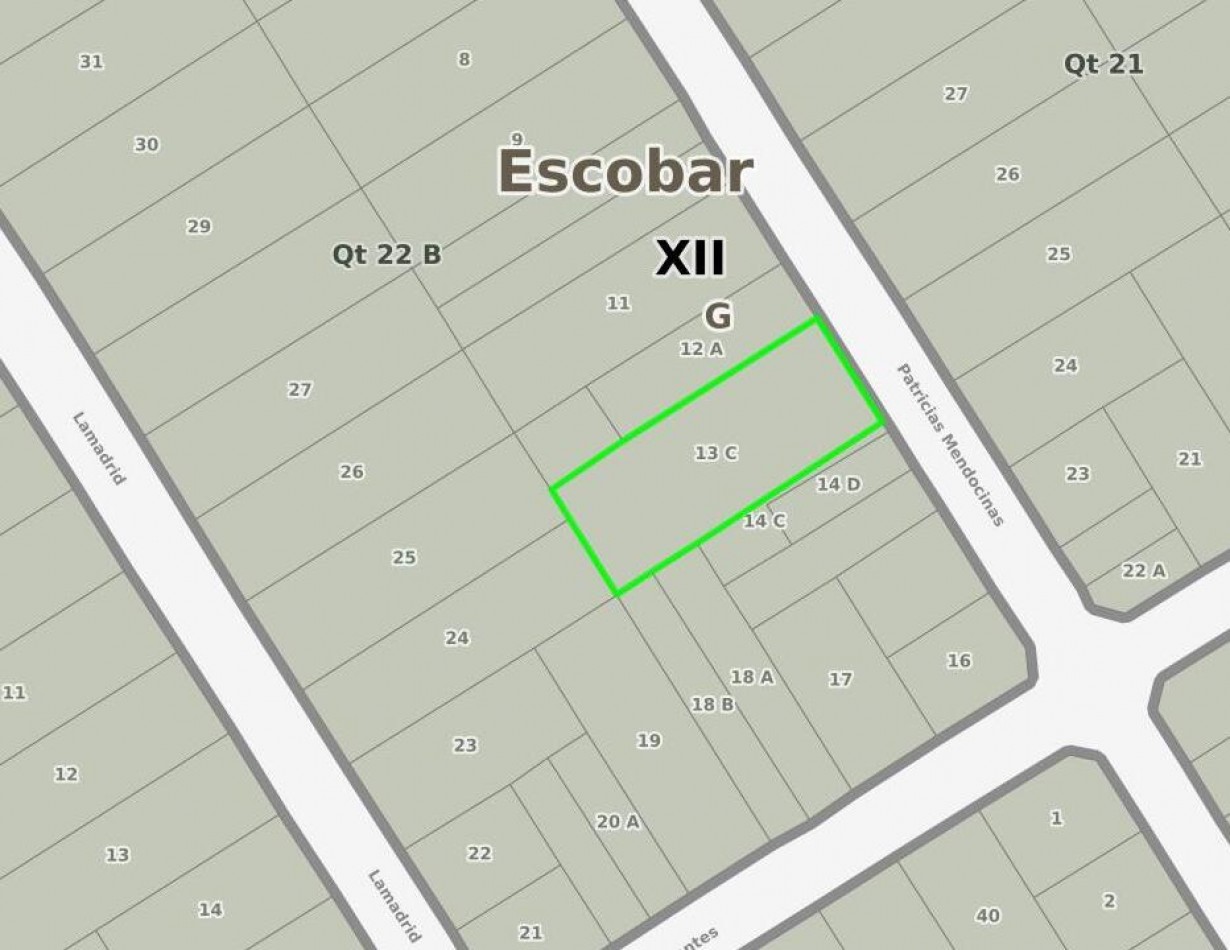 IDEAL INVERSOR LOTE EN VENTA EN ESCOBAR.